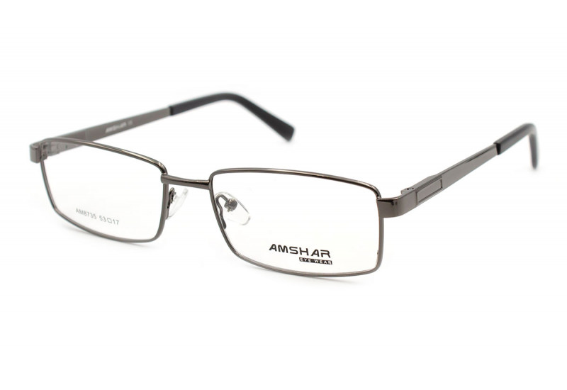 Металлические мужские очки для зрения Amshar 8735